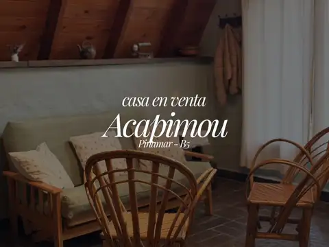 CASA TIPO ALPINA EN BARRIO B5 PINAMAR