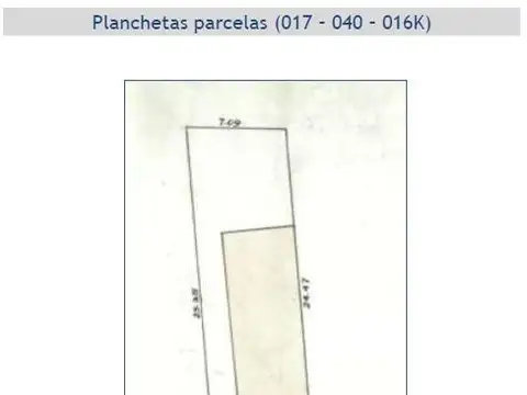 Terreno en Venta en Almagro, USD 220.000