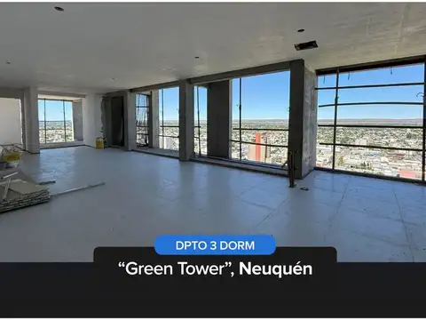 Dpto 3 dorm en venta Green Tower - Centro Neuquén
