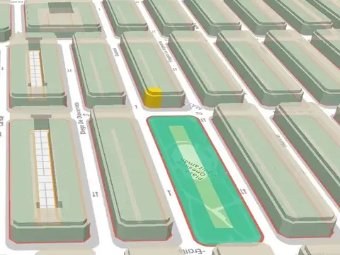 Lote esquina Barrio Naon, frente a la plaza. PB + 2 Pisos