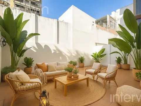 Departamento en Venta - 3 ambientes en PB - Dependencias - Patio - 2 cocheras - Almagro
