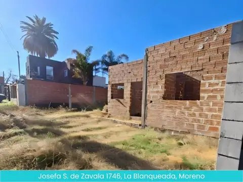 Casa A Terminar En Josefa Somalera De Zavala 1700, B. La Blanqueada, Moreno En Venta
