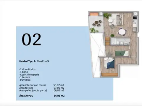 Departamento en Venta en Roosvelt, USD 143.000