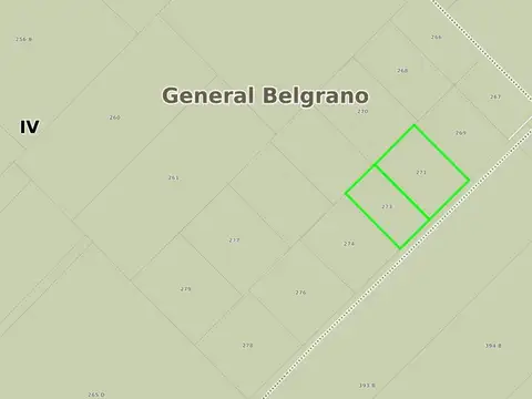 Campo en venta en Gral. Belgrano