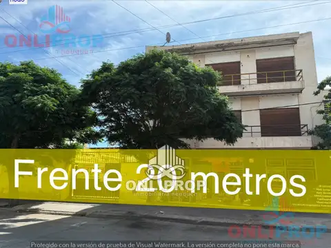Terreno en Venta 20  mts Fondo