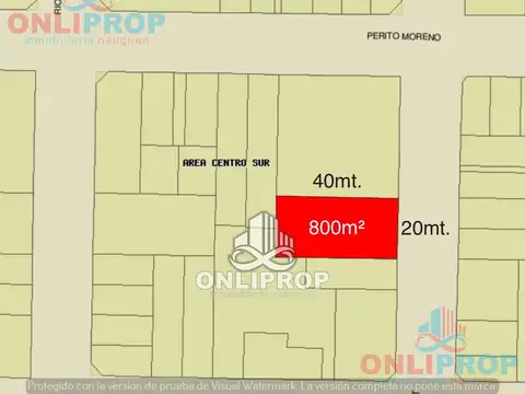 Terreno en Área Centro Sur