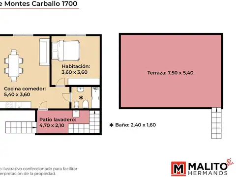 Depto Tipo Casa en Venta de 4 ambientes
