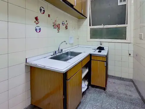 Departamento 2 ambientes con 1 baño
