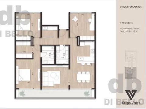 San Martin 368 con vista al rio