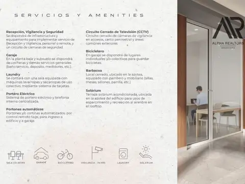 Departamento en Venta de 1 dormitorio