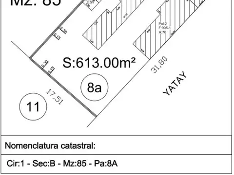 Potencialidad Constructiva - Lote:casa/local *Todo ESQUINA