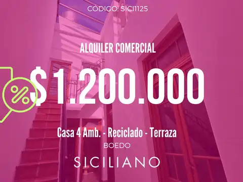 Casa en Boedo