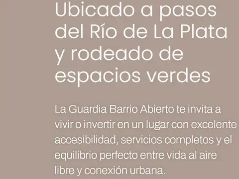 Terreno en Punta Lara