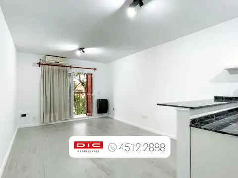 Departamento monoambiente Alquiler - Mart.-Santa Fe/Fleming