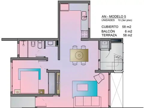 Venta departamento de Pozo Mar de Ostende