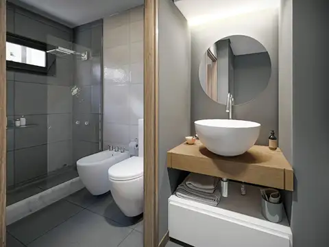 Departamento 2 ambientes con 1 baño