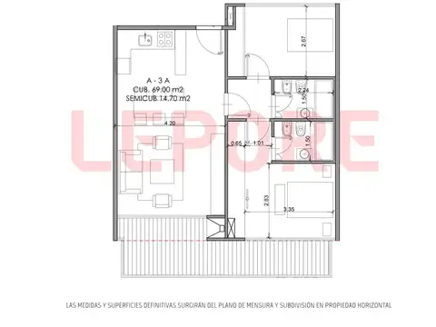 CABALLITO | Departamentos 1 ½, 2 y 3 amb