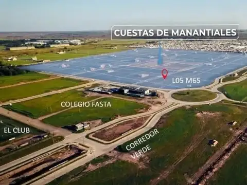 Lote Central en venta en Cuestas de Manantiales.