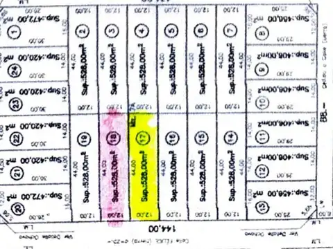 Terreno en Venta de 528,0 m2