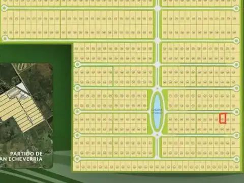 venta Lote fondo libre a bosque central. canning