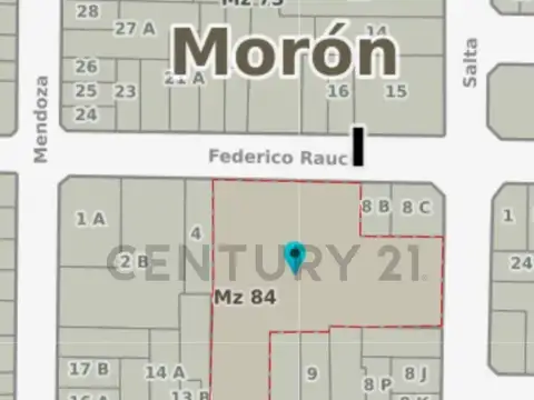 EXCLUSIVO LOTE EN EL CENTRO DE MORON !!! IDEAL DESARROLLO.