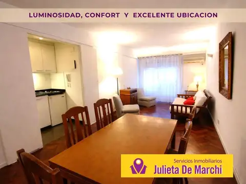 Excelente departamento de 2 ambientes en ubicación privilegiada de Barrio Norte