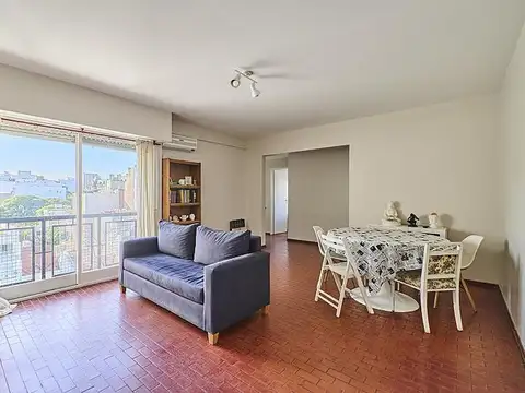 Departamento 3 ambientes Amoblado Luminoso Impecable con balcon en Caballito