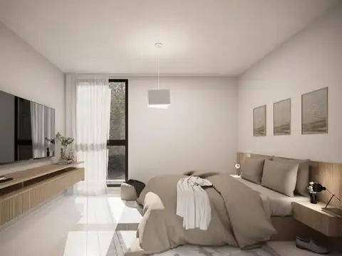Departamento 2 ambientes con 1 baño