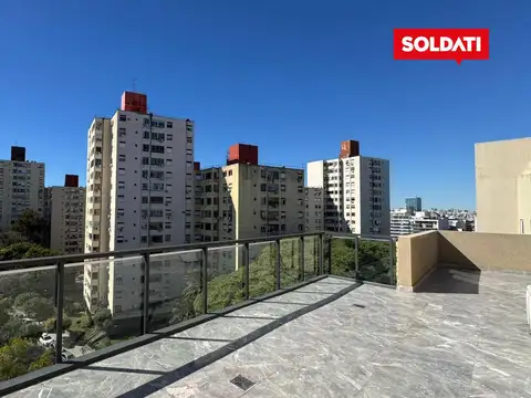 3 ambientes con cochera y terraza en Colegiales