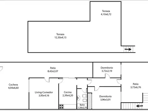 Casa en Venta con 1 cochera