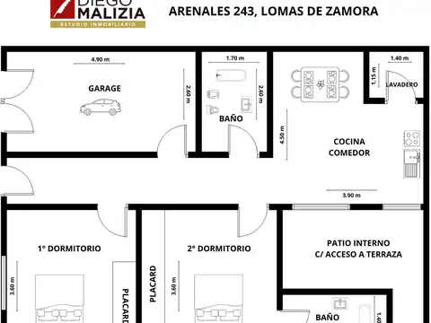 Casa en Venta de 2 dormitorios