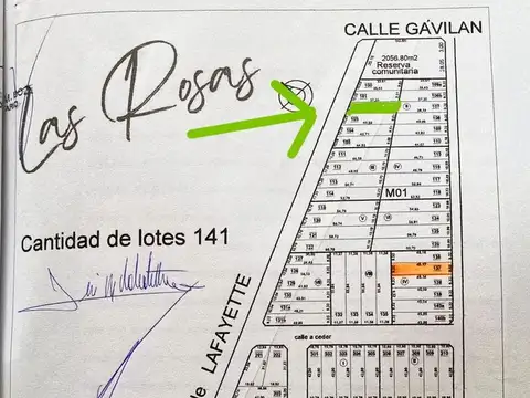 Terreno en Venta en Mariano Acosta, USD 11.500