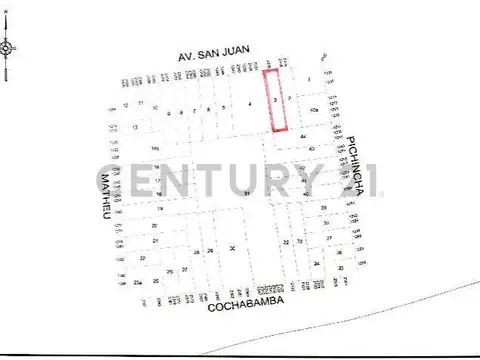 VENTA LOTE  8,66 x 34,44 – USCA – 2.193 m² VENDIBLES en