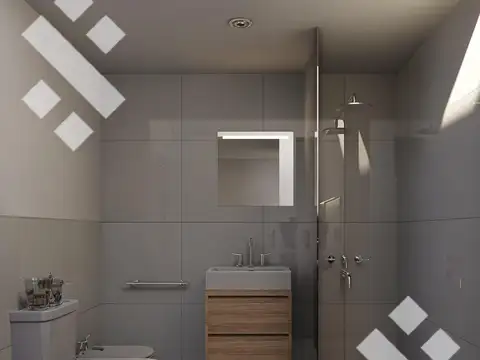 Departamento Monoambiente con 1 baño