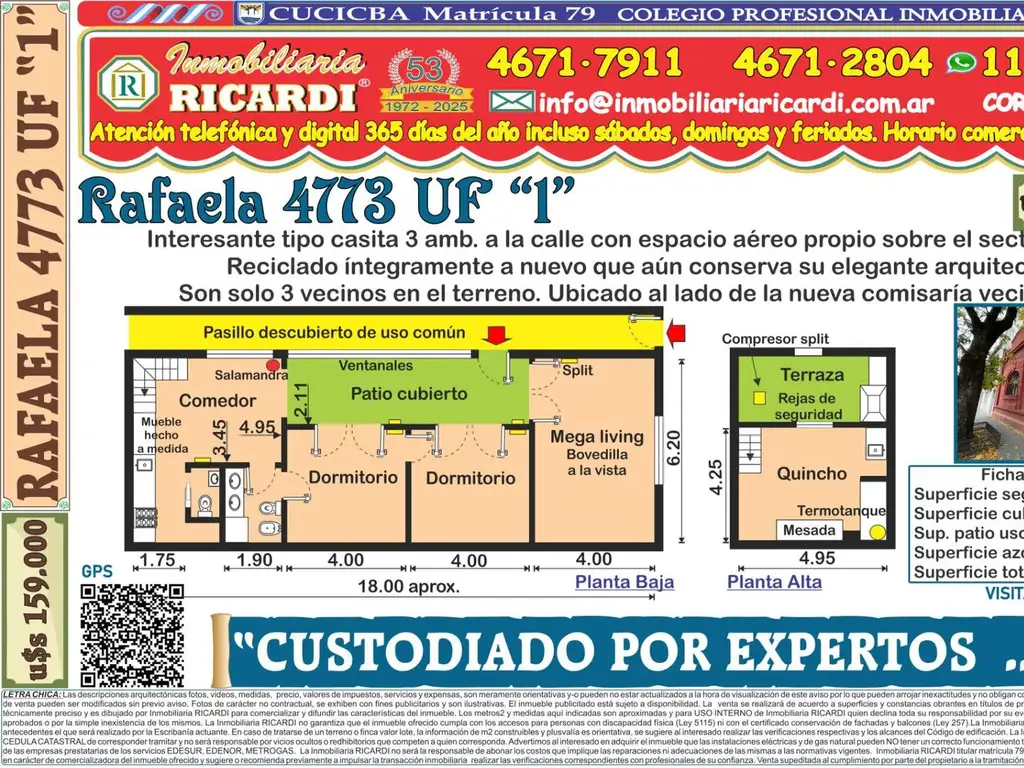 Rafaela 4773 , Piso PB