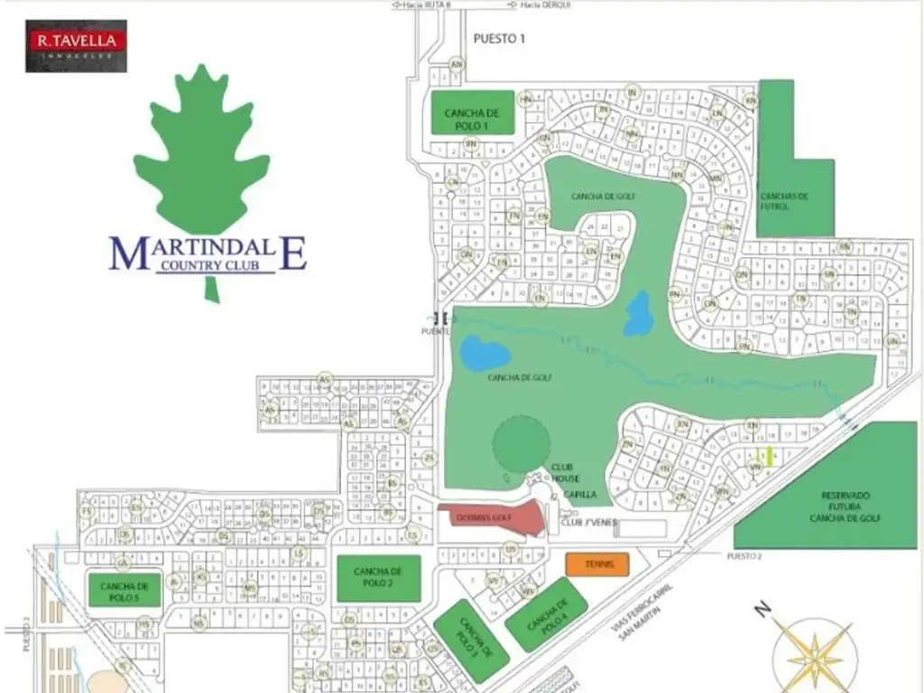 Terreno en Venta en Martindale Country Club