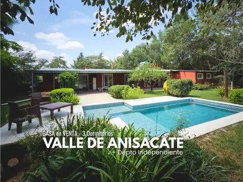 Casa en Venta en Valle de Anisacate, Santa María