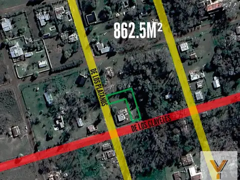 Terreno en venta - 862.5mts2 - Ernestina, 25 De Mayo