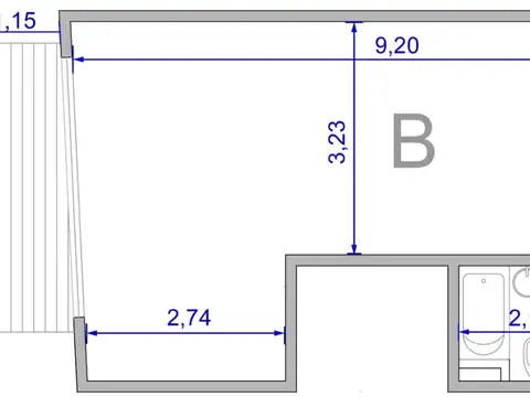 Departamento en Venta de Monoambiente