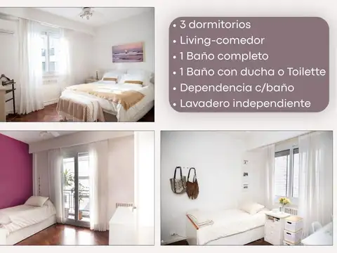 VENTA - OPORTUNIDAD - RECOLETA - 4 AMBIENTES C/DEPENDENCIA