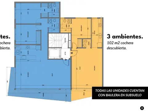 Departamento en Venta de 2 ambientes