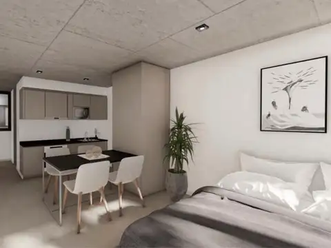 Departamento Monoambiente con 1 baño