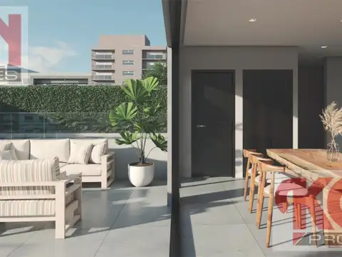Venta Departamento 5 Ambientes Tipo Casa, Jardín, Pileta y Patio, en Construcción en Colegiales