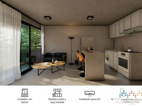 Departamento en Venta de 2 ambientes