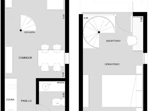 Departamento en Venta de 1 dormitorio