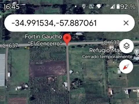 Venta de Lote en Arana, La Plata
