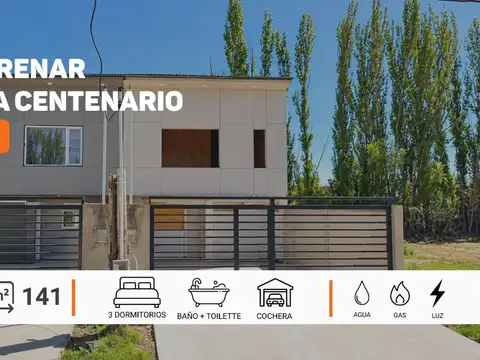 VENTA DUPLEX A ESTRENAR EN TIERRA MANSA CENTENARIO