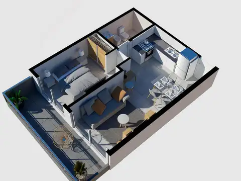 Departamento en Venta en Martin, USD 87.500