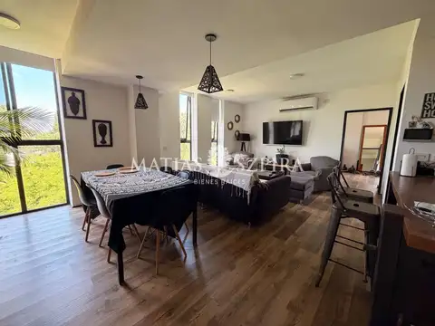 Departamento 2 ambientes con 2 baños