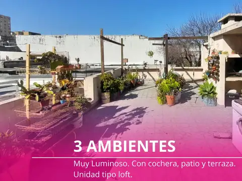 Venta - PH - 3 Ambientes - San Cristóbal - Cochera y Terraza